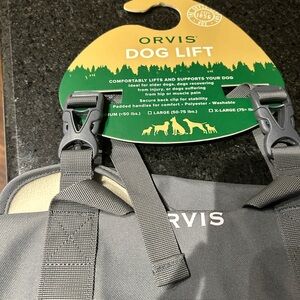 Orvis Dog Lift Support Harness in Gray - Large